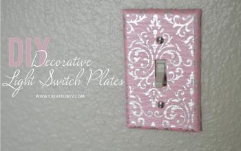 DIY Decorative Switch Plates & Outlet Covers