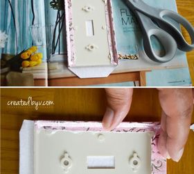 diy decorative switch plates outlet covers, crafts, decoupage
