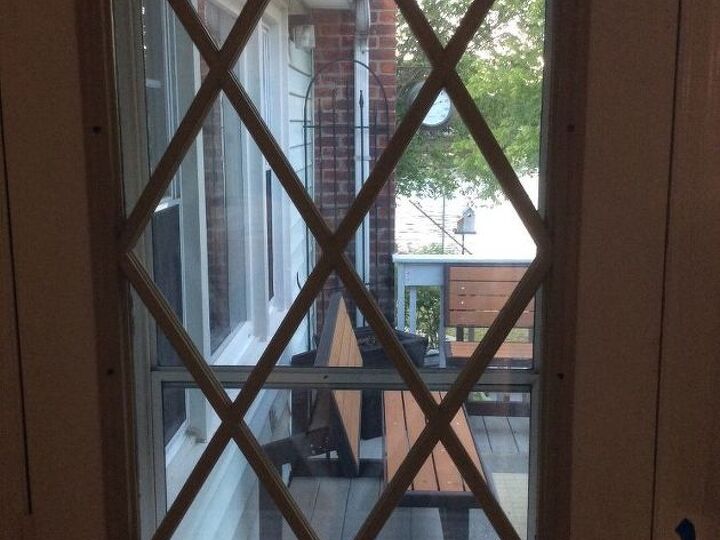q removing grills from a steel exterior door, doors