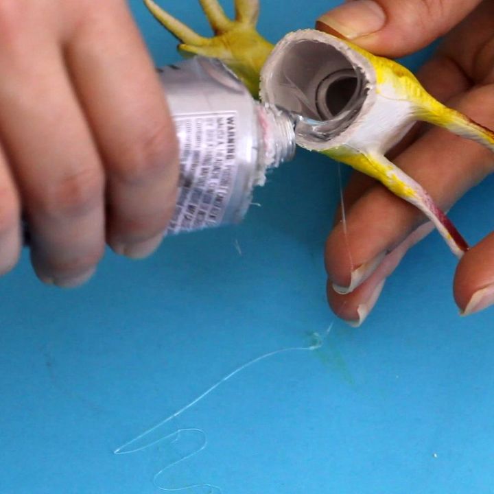 turn toy animals into fun clothing hooks