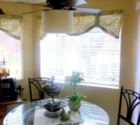 13 ways to upgrade your boring ceiling fan on a budget, Add a drum shade to outdated fan lights