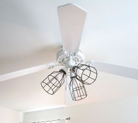 13 Ways To Upgrade Your Boring Ceiling Fan On A Budget Hometalk   S 13 Ways To Upgrade Your Boring Ceiling Fan On A Budget Appliances Wall Decor 