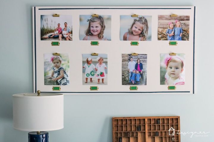 diy personalized photo display, crafts, painting, wall decor