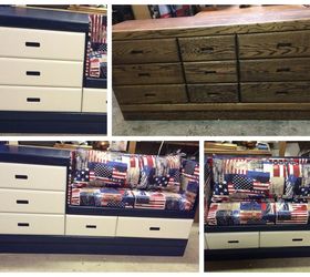 old dresser to an entry bench, painted furniture, repurposing upcycling