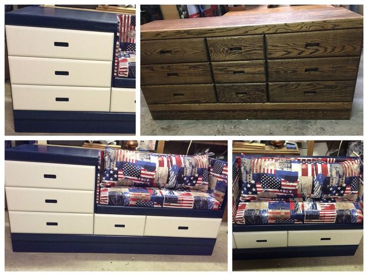 old dresser to an entry bench, painted furniture, repurposing upcycling