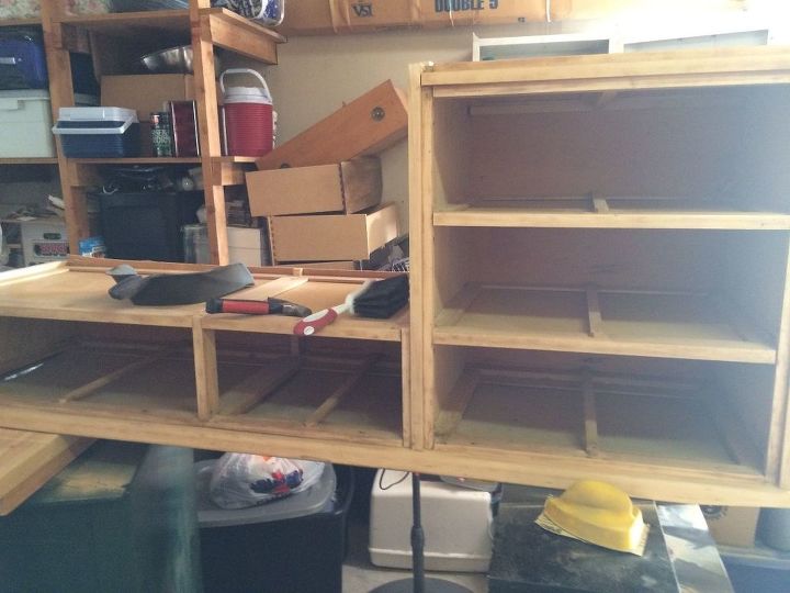 an old dresser given new life, painted furniture, woodworking projects