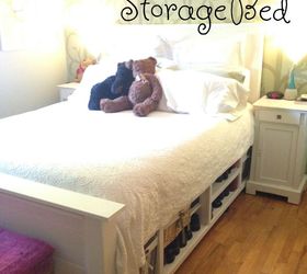 Queen Sized Storage Bed
