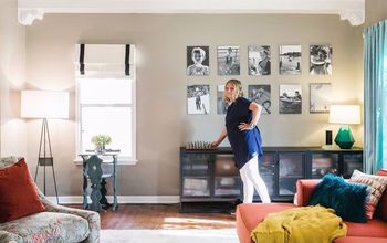 Photo Gallery Adds Warmth to Family Room