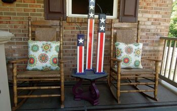 Patriotic Wood Fire Crackers We Made for the Front Porch