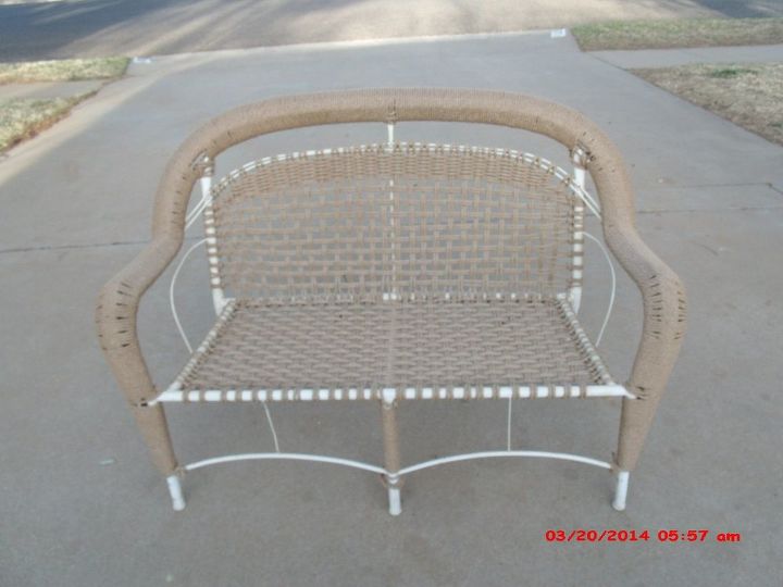 new life to inexpensive resin wicker chairs