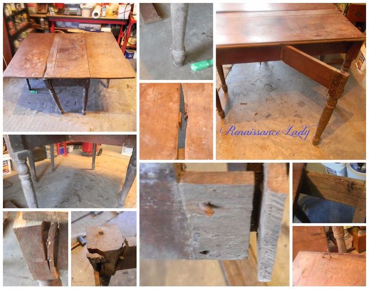 restaure uma mesa antiga de 1800 por amor herana familiar, Preparando o longo processo de restaura o