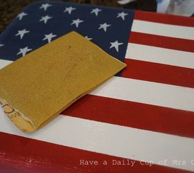 painting an old cooler like an american flag, crafts, painting, patriotic decor ideas, seasonal holiday decor