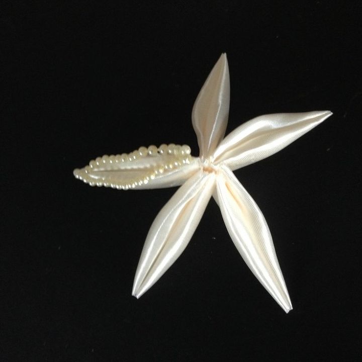 estrella de mar con cinta de abalorios