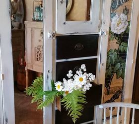 chifforobe refinished, chalk paint, painted furniture