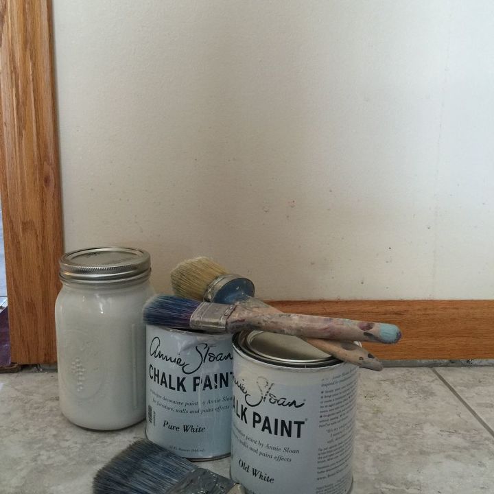 gasp warning painted oak trim, chalk paint, home maintenance repairs