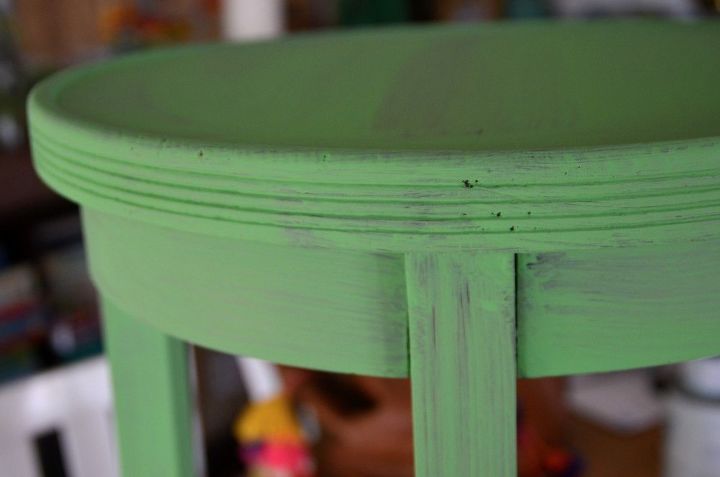 hand painted side table, chalk paint, painted furniture