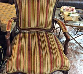 5 steps to reupholstering a chair, crafts, how to, painted furniture, reupholstoring, reupholster