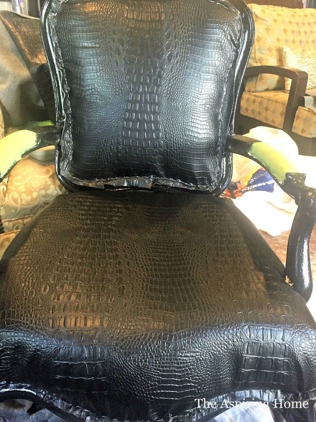 5 steps to reupholstering a chair, crafts, how to, painted furniture, reupholstoring, reupholster