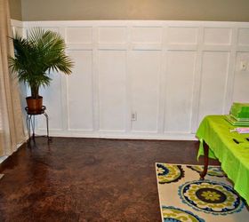 s here s how to totally transform your old floors on the cheap, flooring, how to, Give your old floor a paper bag makeover