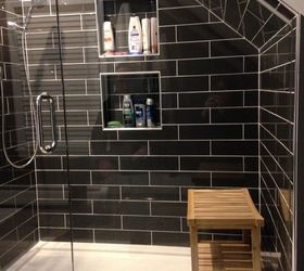 modern designer bathroom renovation, bathroom ideas, home decor, tiling