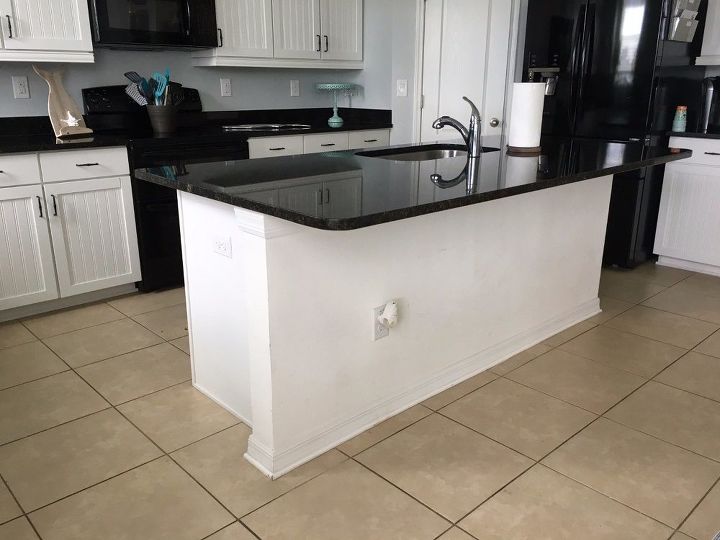 Kitchen Island Makeover Diy Barn Wood Hometalk