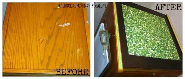 cheap easy diy file cabinet makeover, crafts, decoupage, how to, painted furniture