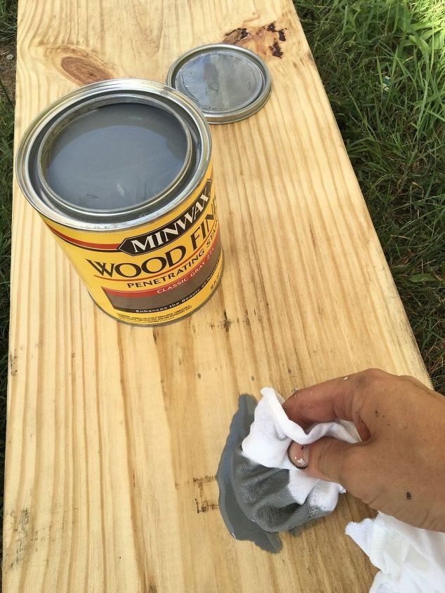 how to build a quick outdoor hairpin leg bench with storage