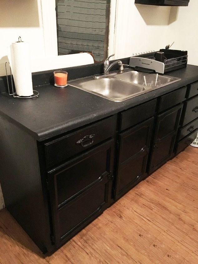 remodeled laminate countertop to look like stone chalkboard paint countertops home improvement