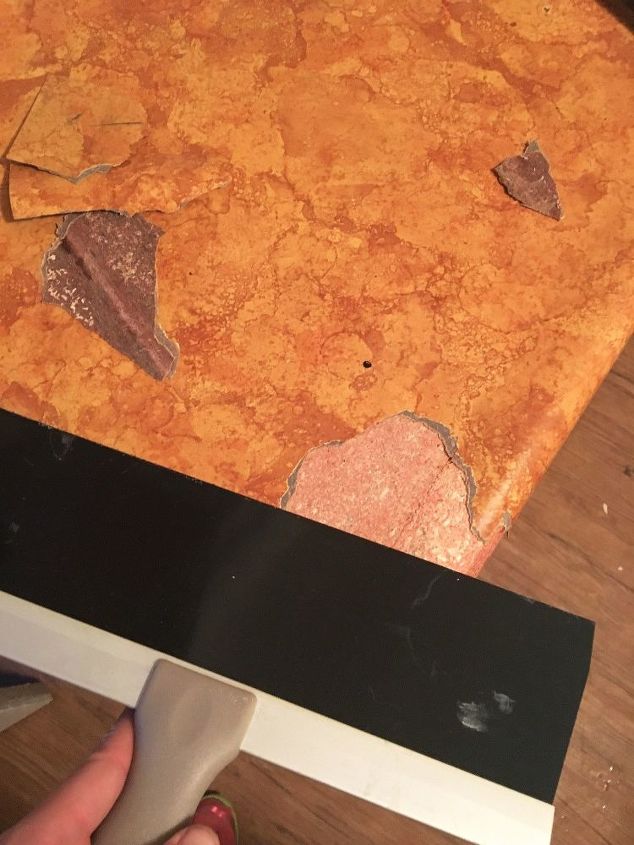 how to remodel a laminate countertop to look like stone
