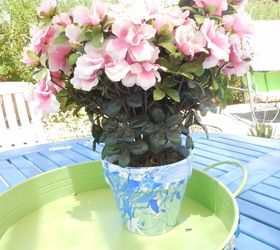 nil polish flowerpot, crafts, how to, painting