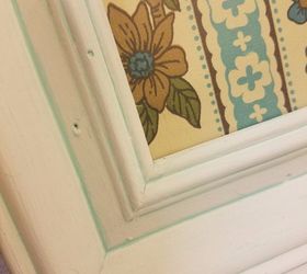 repurposing vintage wallpaper, crafts, painting, wall decor