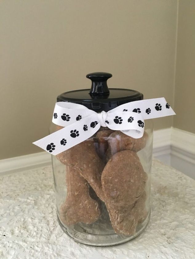 convert a pickle jar into a treat jar for your pets , chalkboard paint, crafts, painting, pets animals, repurpose household items