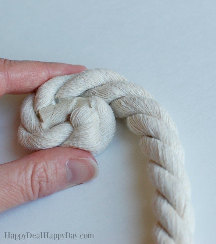 tazn de cuerda fcil de hacer sin coser