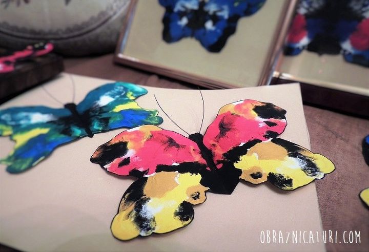 art made easy paper butterflies that almost fly, crafts, painting