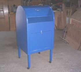 personal mailbox for the students, painted furniture, woodworking projects