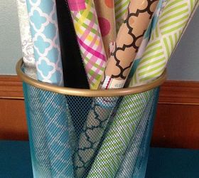 10 top trash can hacks of all time which one will you try, Add color to make a chic storage basket