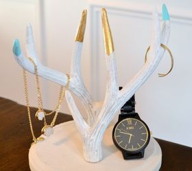 diy antler jewelry holder, crafts, how to, organizing, painted furniture, repurposing upcycling