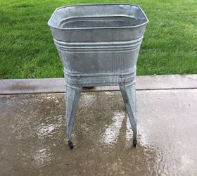 easy and inexpensive water fountain feature, how to, outdoor furniture, outdoor living, ponds water features