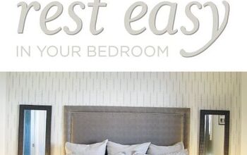 Un patrón de pared puede crear un ambiente calmado en el dormitorio