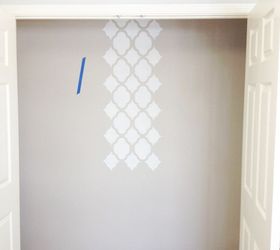 stencils can perk up a small office space, crafts, painting, wall decor