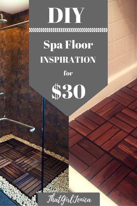 ikea spa shower floor hack, bathroom ideas, flooring, spas
