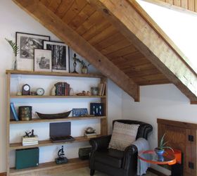 modern rustic home office, home decor, home office, repurposing upcycling, rustic furniture