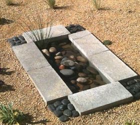 15 ways concrete pavers can totally transform your backyard, Flank your DIY 30 water feature