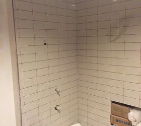 mid century bathroom remodel, bathroom ideas, home improvement, tiling