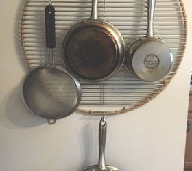 Store Pots and Pans on a Grill Grate