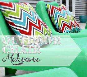 outdoor chair makeover, cleaning tips