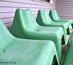 outdoor chair makeover, cleaning tips