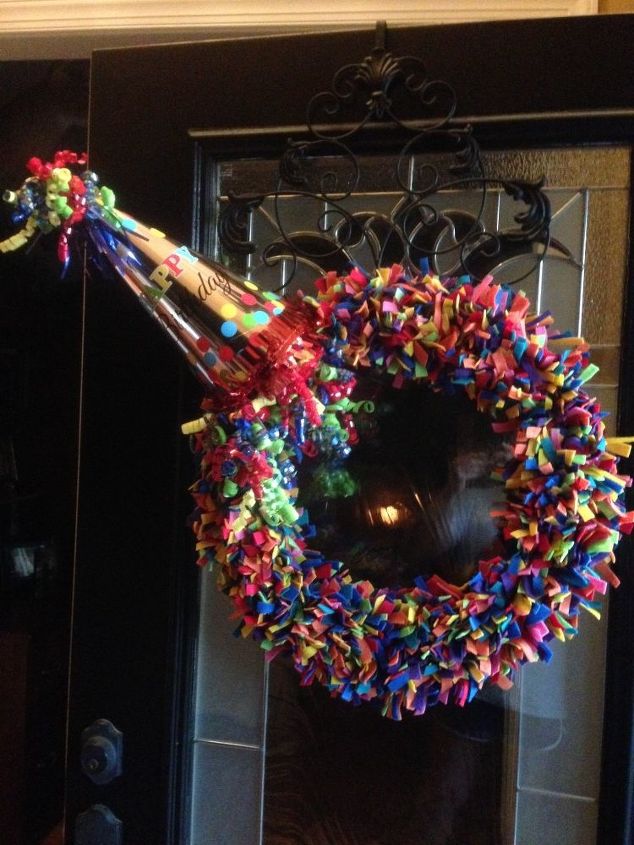 birthday wreath