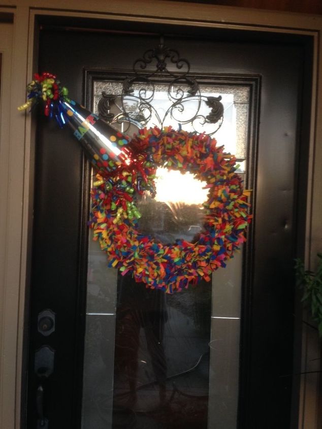 birthday wreath