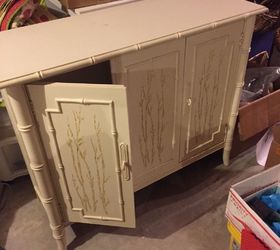 restyled credenza from florida casual to french fancy, painted furniture, Before